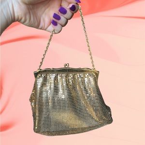 Mesh Whiting and Davis vintage 40s-50s chainmail clutch